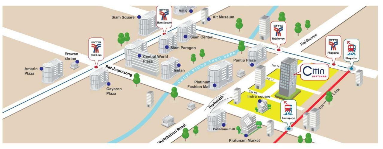 Citin Pratunam Bangkok By Compass Hospitality Kültér fotó